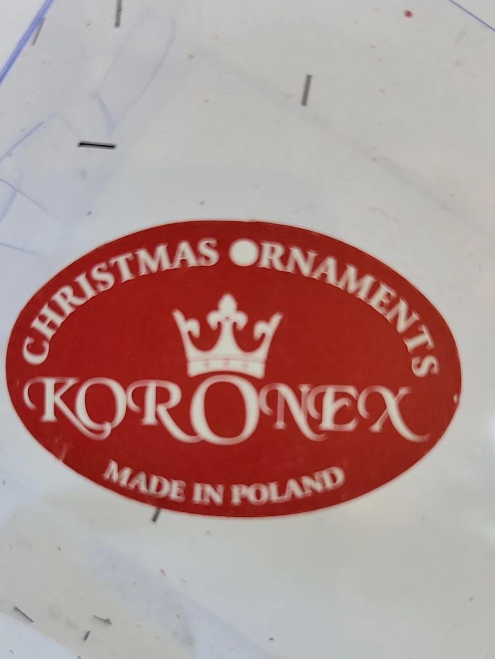 KORONEX LONDON THEMED SMALL HAND BLOWN GLASS ORNAMENTS